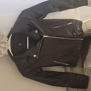Girls Moto jacket black - Girls Size 7/8